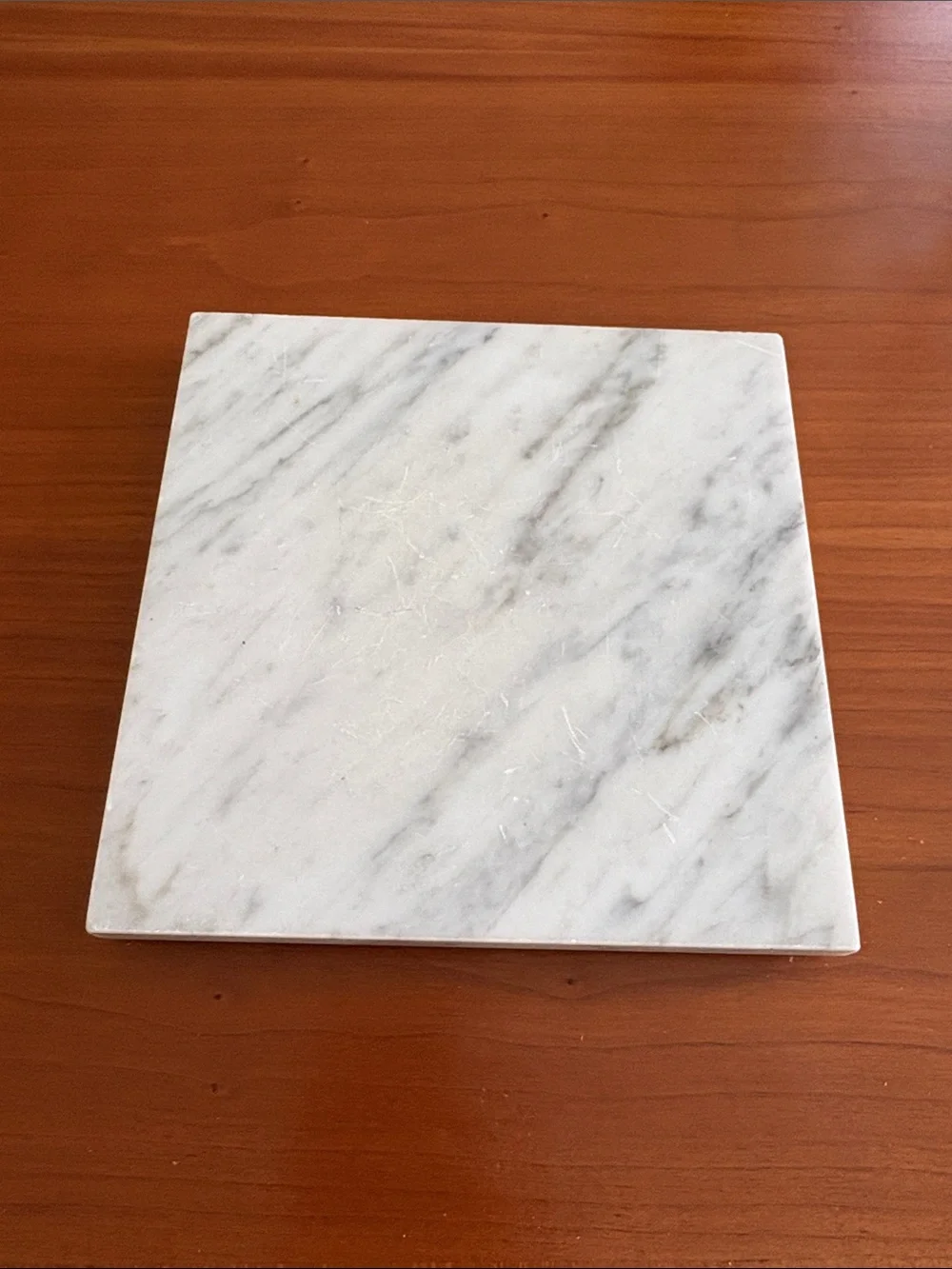 Very fine smooth white Italian marble cheese  Serving Board.